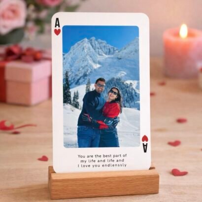 Ace of Hearts - Personalized Acrylic Plaque – Valentine’s Gift